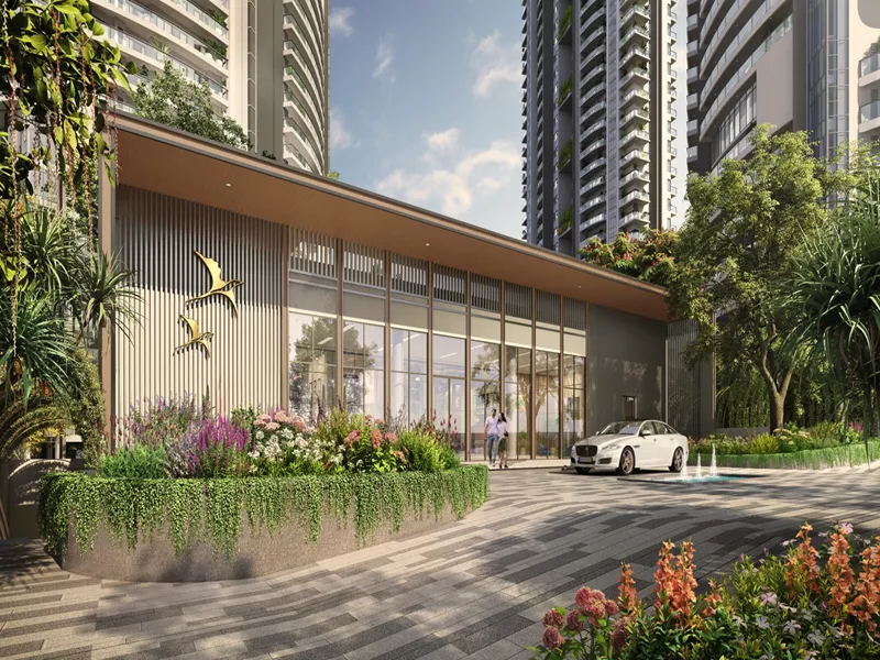 Adani Lushlands Project Drop off area image